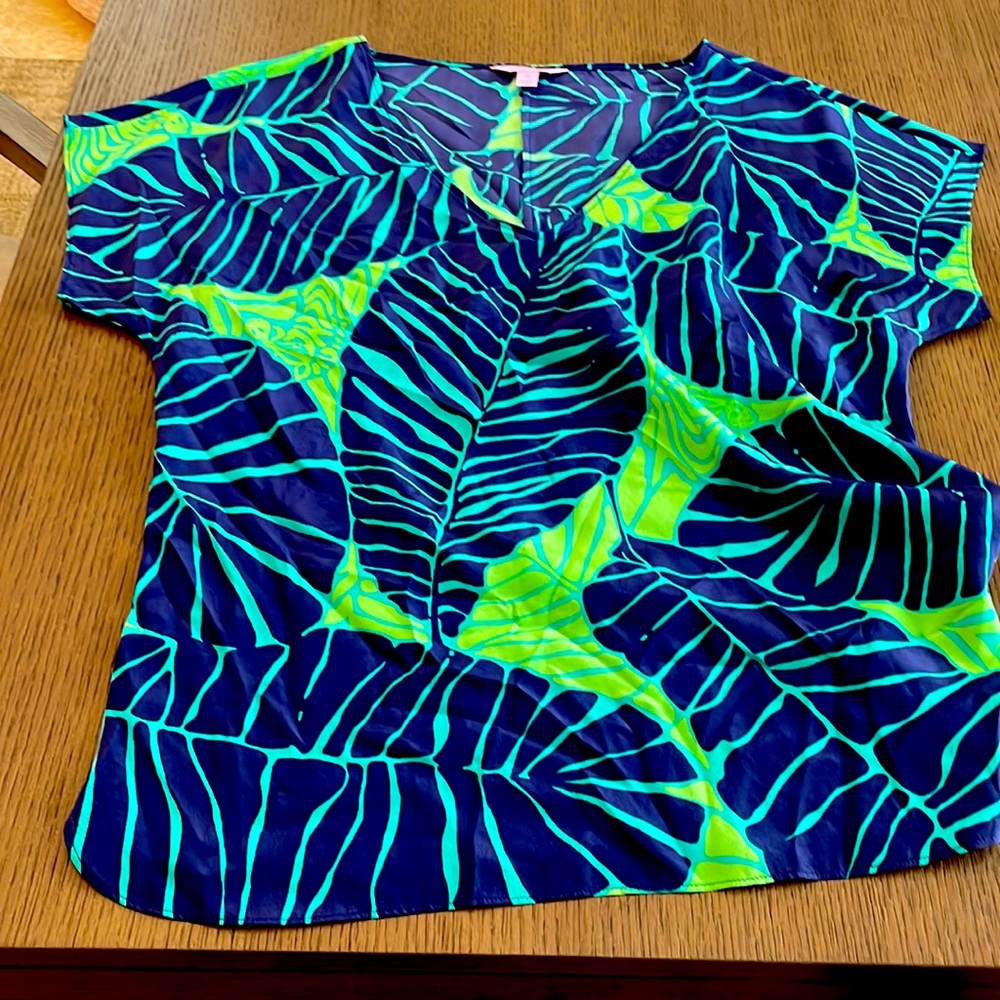 Lilly Pulitzer palm tree shirt